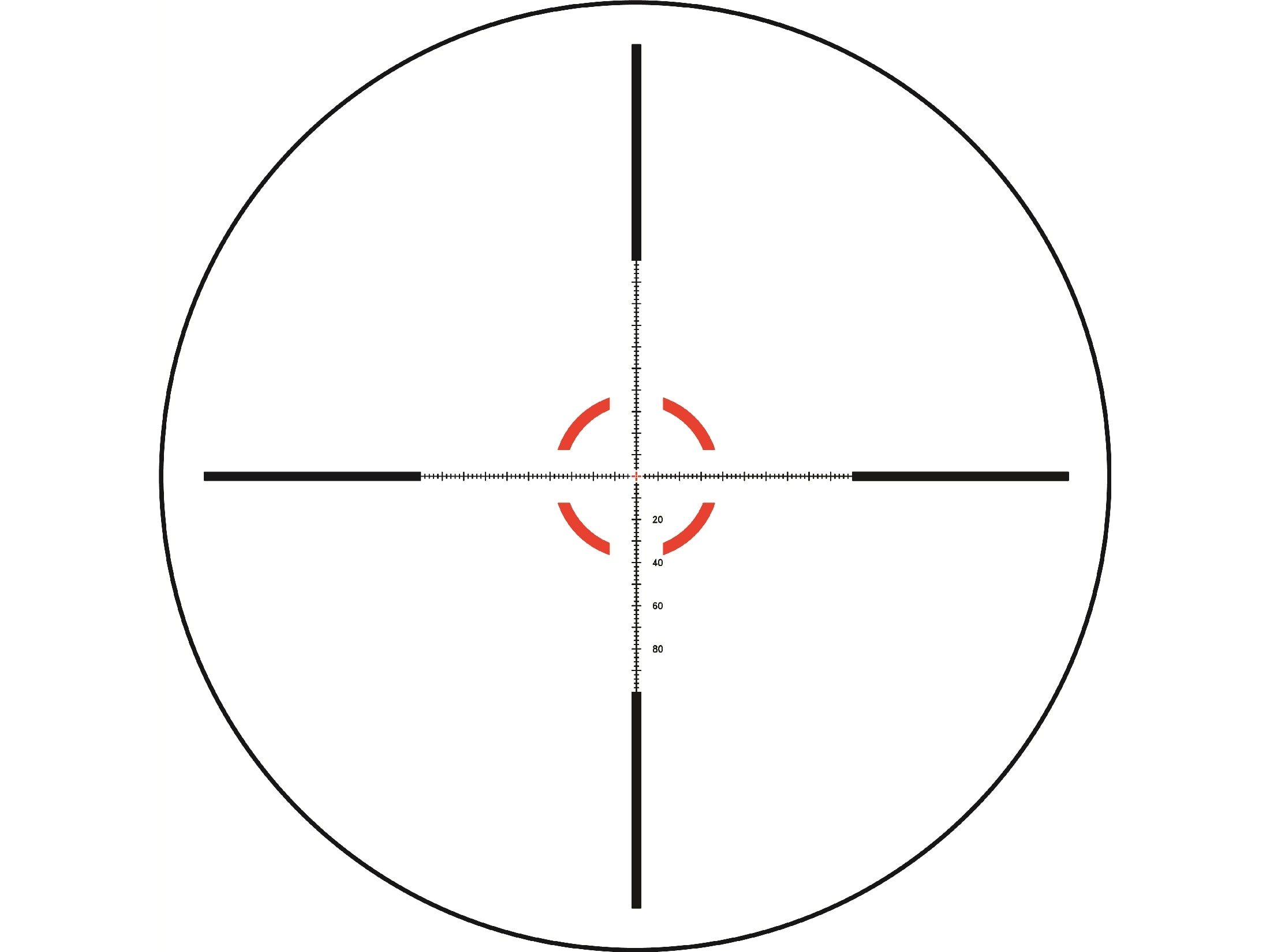 Trijicon Credo Rifle Scope 1-8x 28mm MRAD Segmented Circle